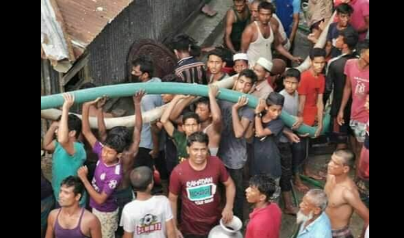 ভয়াবহ আগুনে ছাই হয়ে গেল ৭ বসতঘর