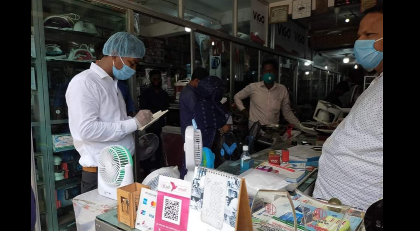 দুই দিনে ৯ দোকান বন্ধ, ২২ হাজার টাকা জরিমানা
