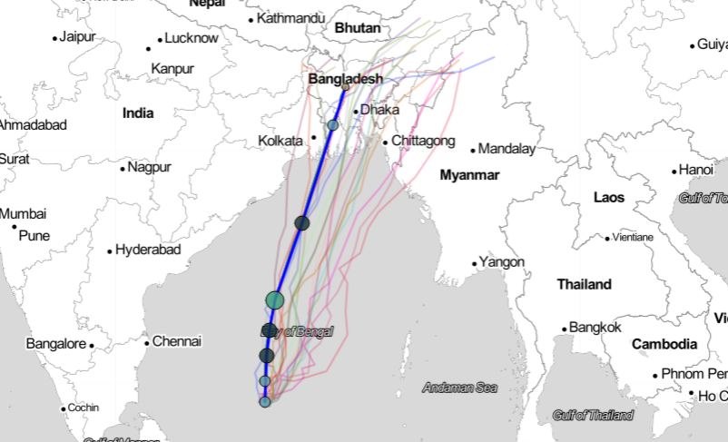 ঘূর্ণিঝড়ে রুপ নিয়েছে আম্ফান: আঘাত হানতে পারে বাংলাদেশেও