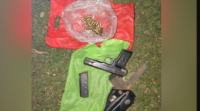 জয়পুরহাটে লুট হওয়া বিদেশি পিস্তল, ম্যাগাজিন ও গুলি উদ্ধার
